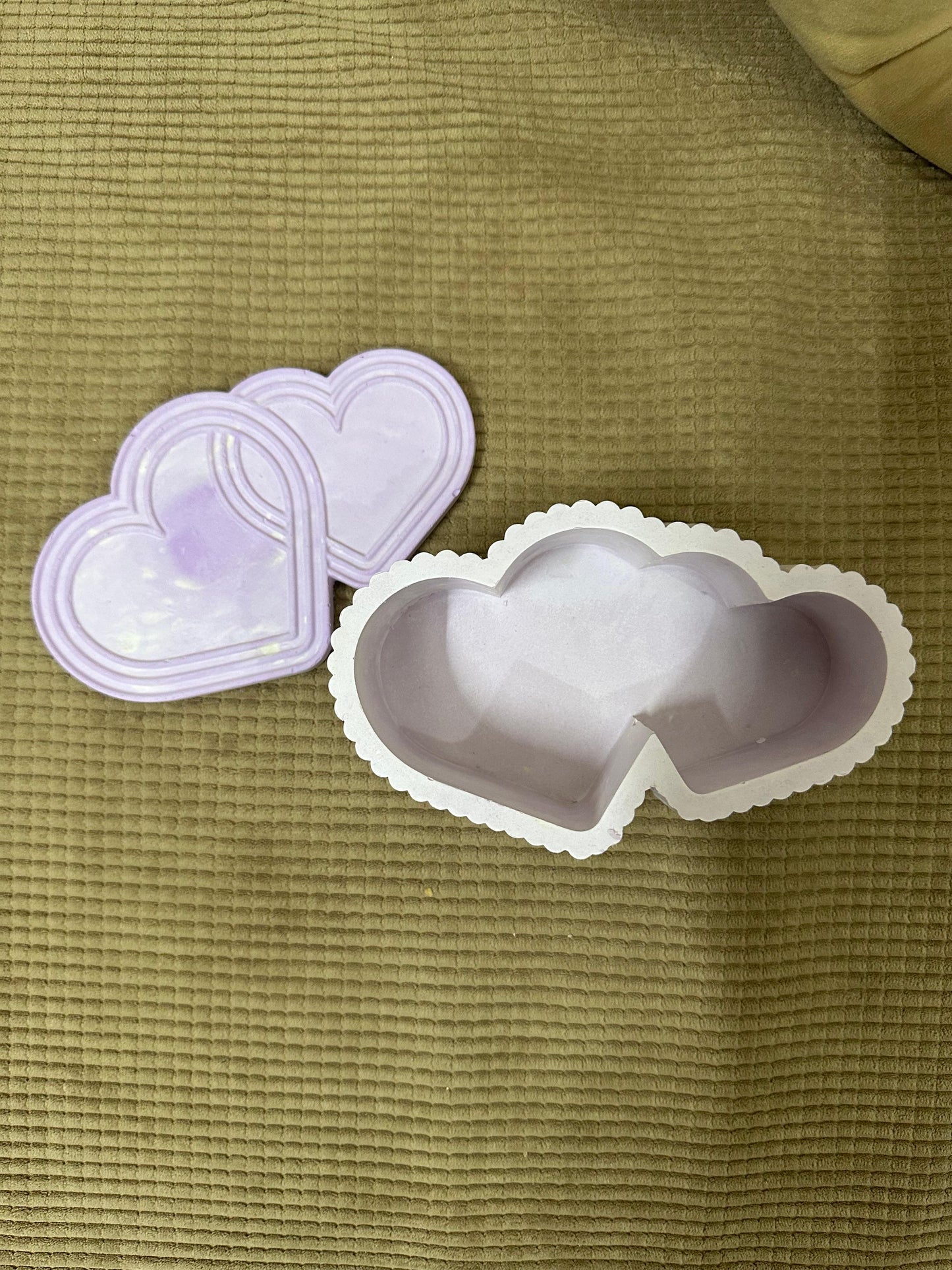 Two Hearts Jar with Cover - Candellic