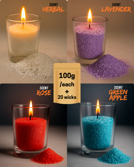 Candle Sand Discovery Kit – 4 Fragrance Collection