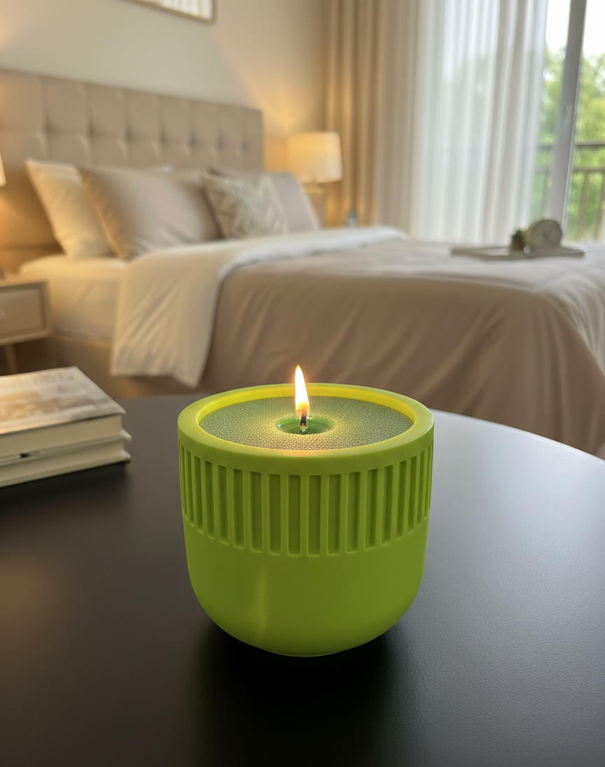 Round Ribbed Pattern Bowl