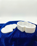 Two Hearts Jar with Cover - Candellic