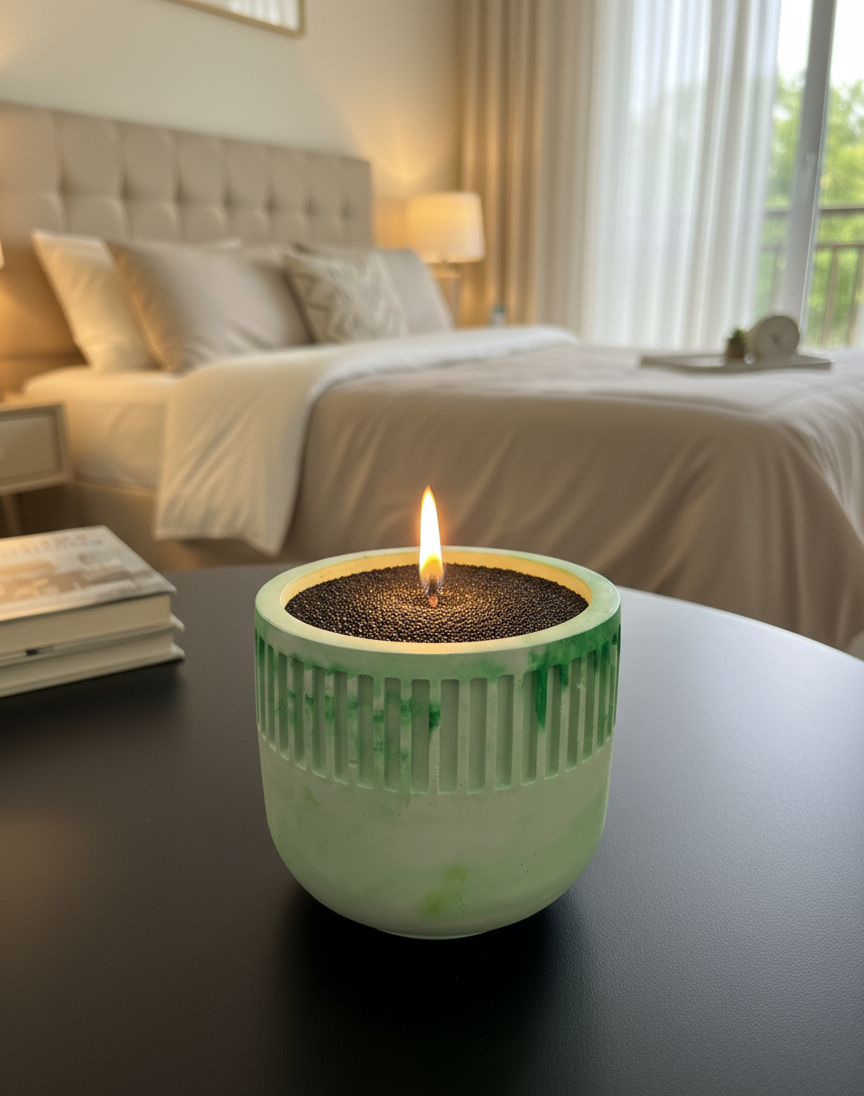 Round Ribbed Pattern Bowl