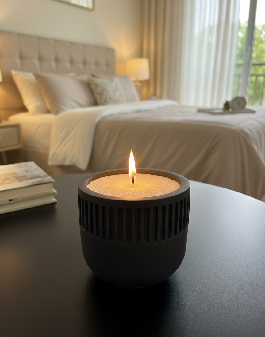 Round Ribbed Pattern Bowl