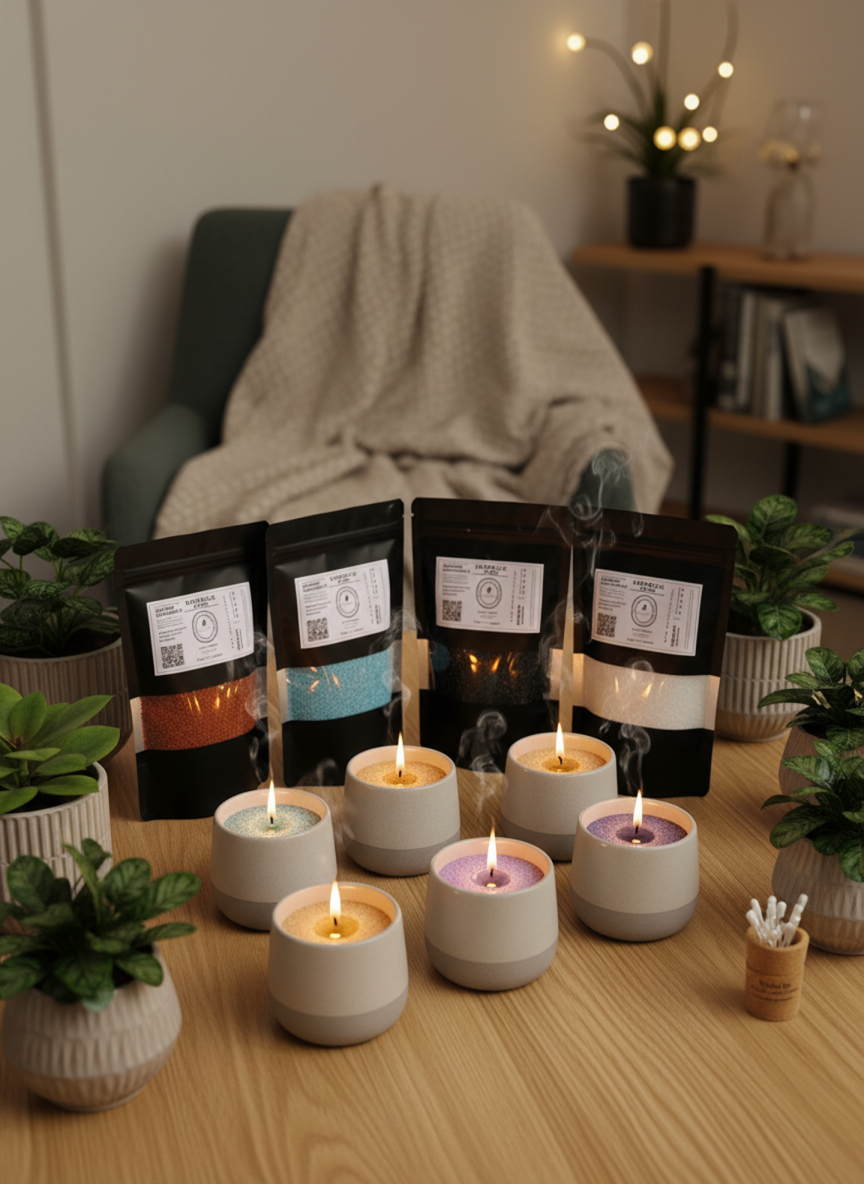 Unscented - Candellic Sand Candles